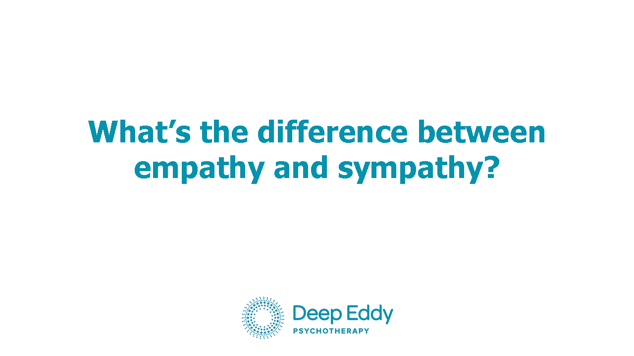 Empathy and Sympathy.